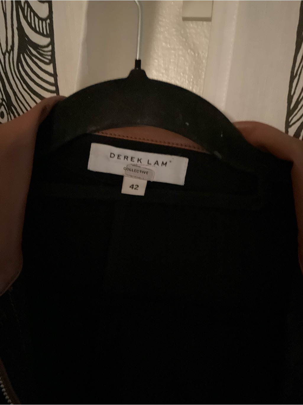 Derek Lam Black Zip-Front Jacket